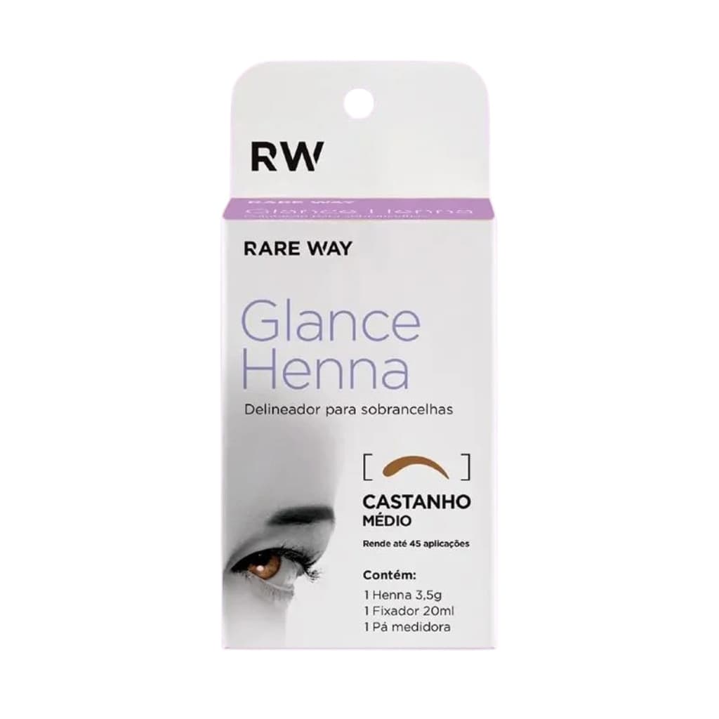RARE WAY GLANCE HENNA CASTANHO MEDIO 3,5G