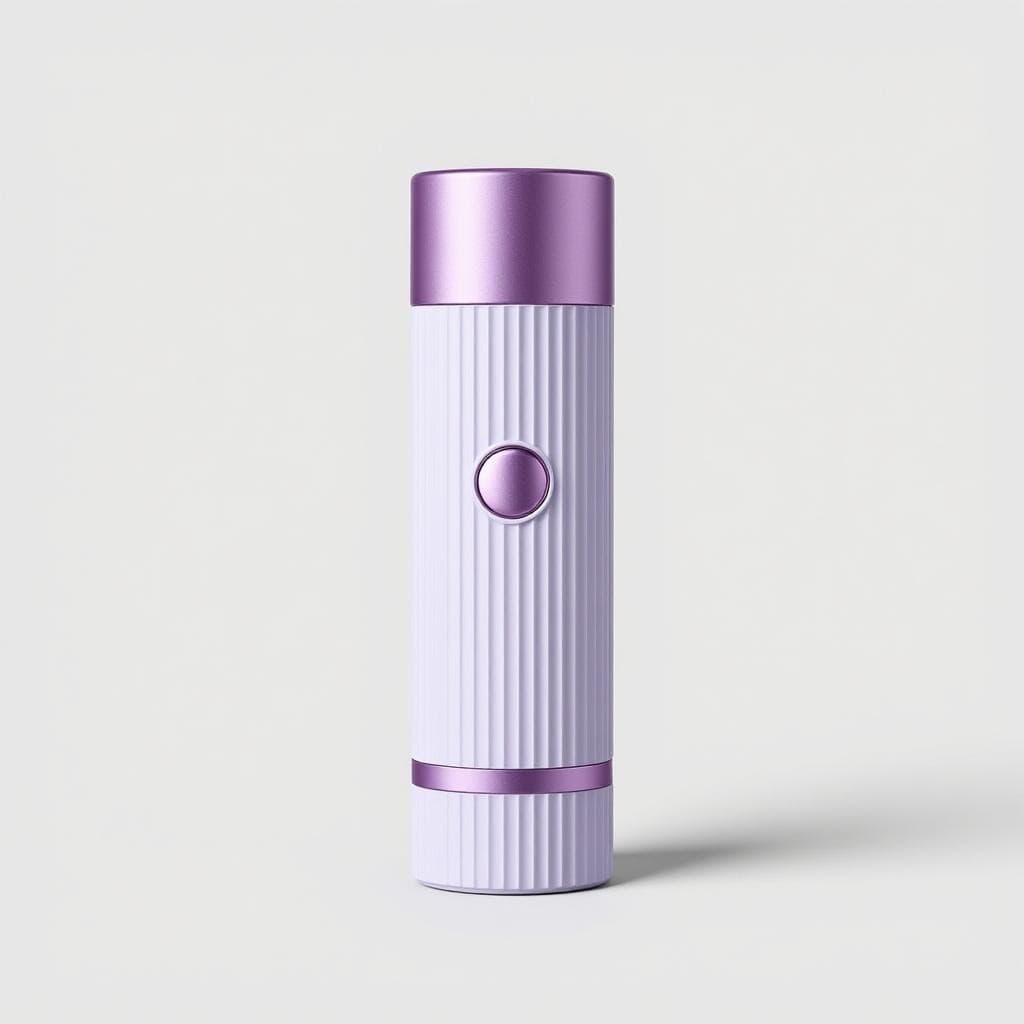 Depilador Elétrico Portátil para Remoção de Pelos Roxo
