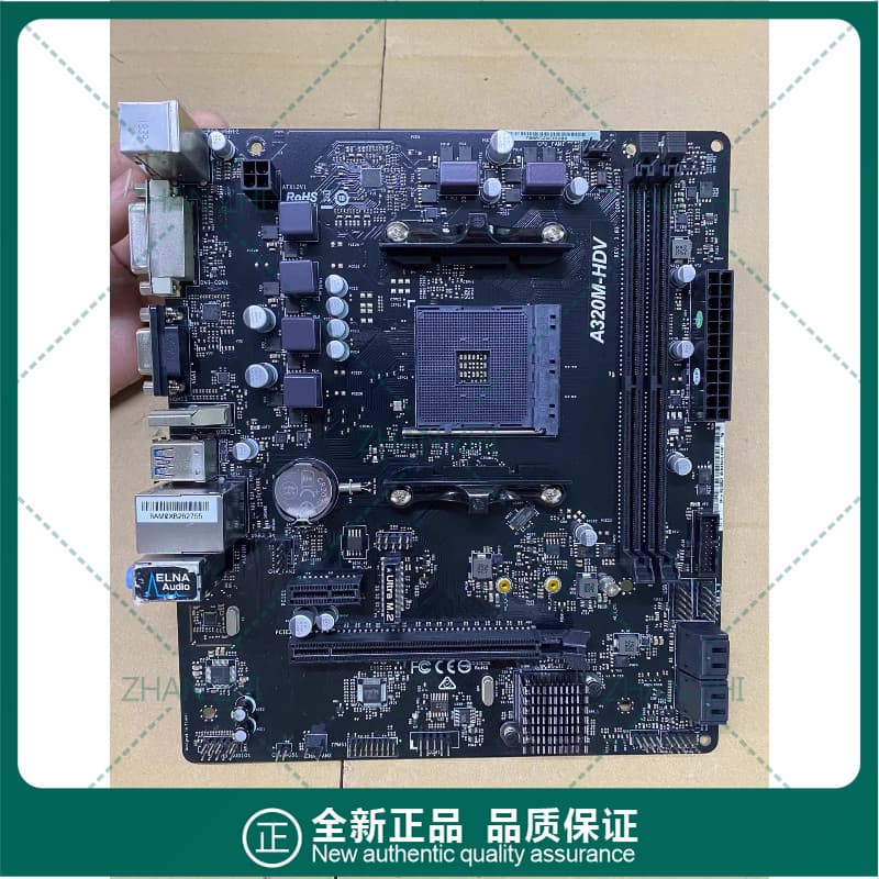 Placa Principal ASRock A320M-HDV AM4 Usada