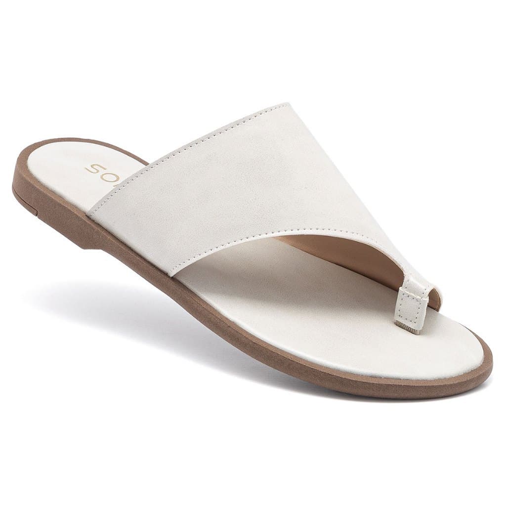 Rasteira Feminina de Dedo Flat Leve Original Dia a Dia Moda Macia Confortável Verão