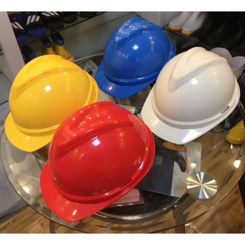 Qisheng Material ABS padrão nacional capacete de segurança canteiro de obras respirável engrossado engenharia construção