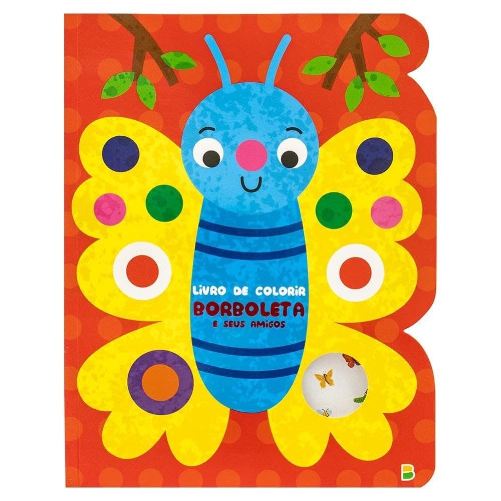 Livro de Colorir Recortado: Borboleta autor Brasileitura