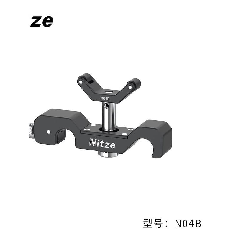 NITZE Nicai Acessórios para equipamentos fotográficos 15MM Braçadeira de tubo de furo duplo Polia de liberação rápida Es