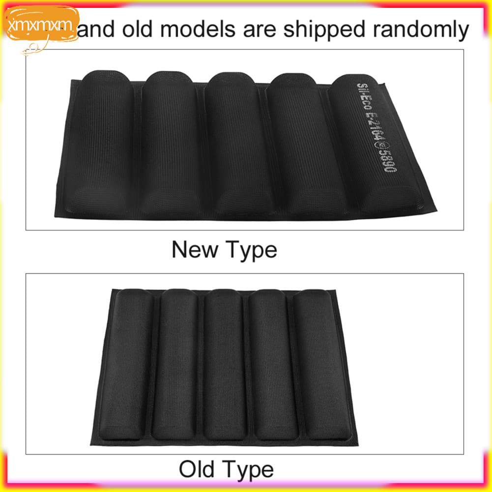 Xmxmxm.br Bandeja de forma oblonga para pão de silicone GOTOTOP Bandeja francesa para assados ​​17,32 x 12,99 pol.