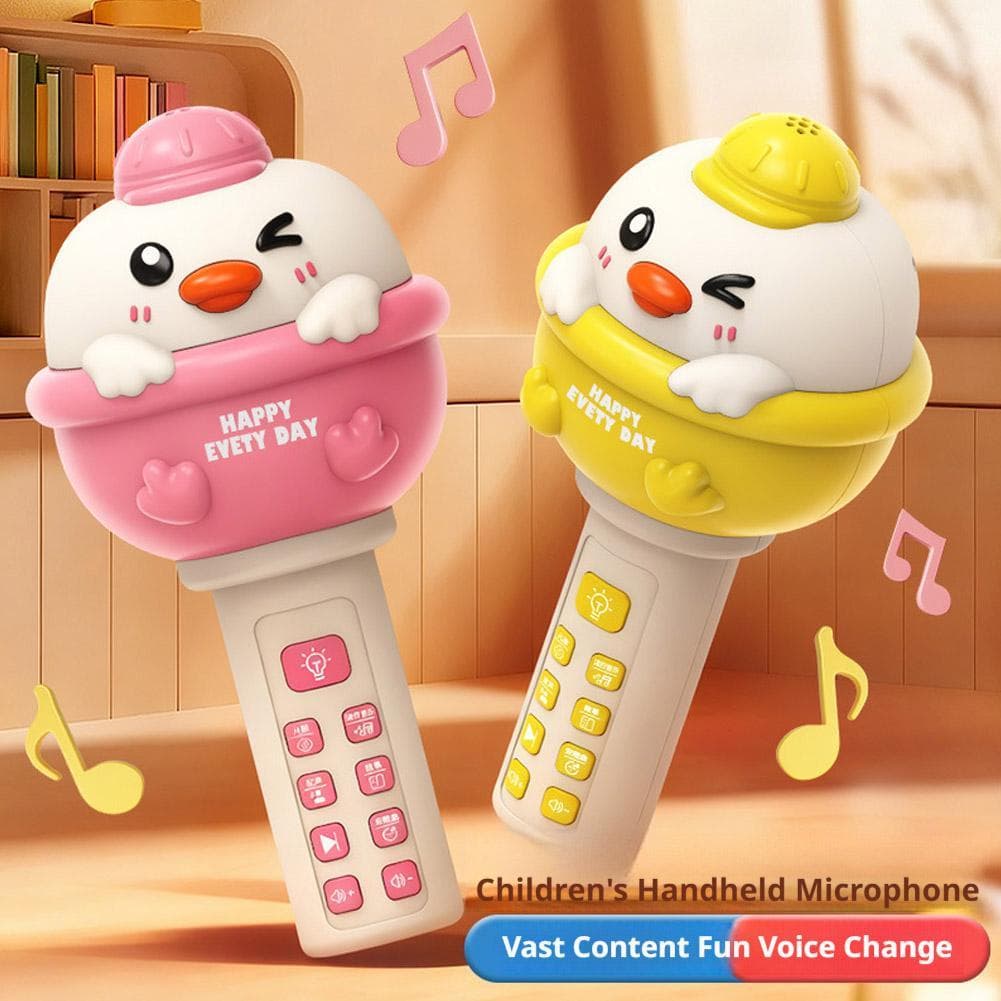 Microfone Infantil Bluetooth Com Alto-Falante Embutido , Máquina De Karaokê , Tudo Em Um , Brinquedo De Canto Sem Fio Pa