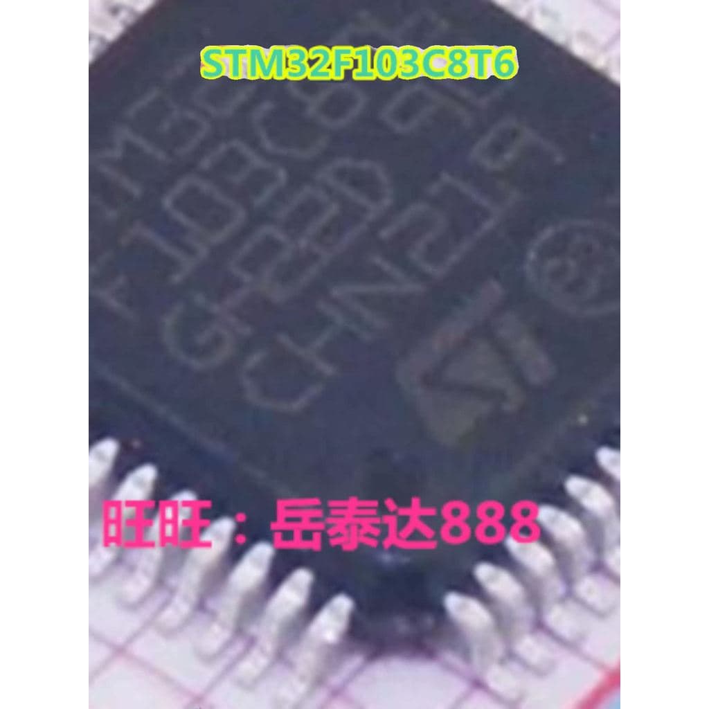 STM32F103C8T6 LQFP48 Novo microcontrolador ST Original importado de 32 bits 64K Chip de memória Flash