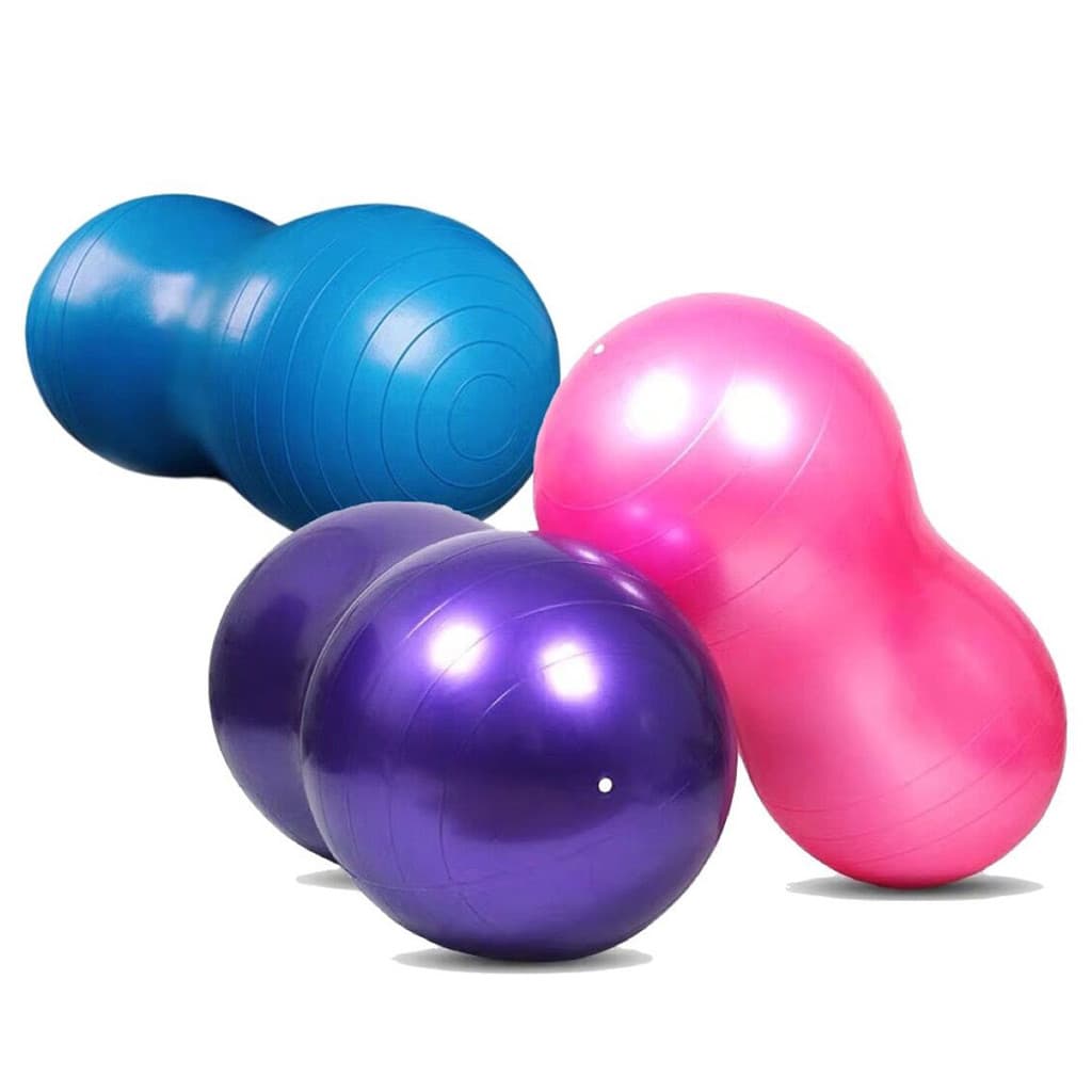 Bola de yoga de PVC engrossada à prova de explosão yoga exercício reabilitação treinamento de Fitness bola de equilíbrio