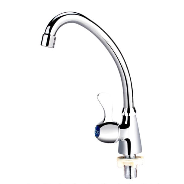 Todo o cobre cozinha Vertical único torneira de água fria pia vegetal lavatório cozinha estrela bacia torneira único fur