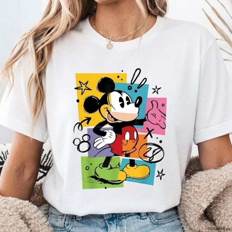 T-Shirt Feminina Gola Redonda Camisa Casual Manga Curta em Algodão Primavera Verão