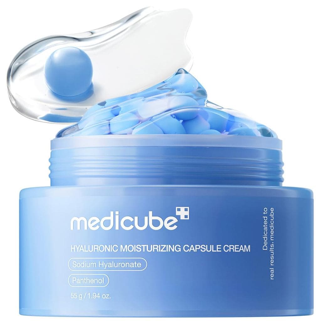 As cápsulas Medicube contendo ácido hialurônico proporcionam 120 horas de hidratação duradoura BZI3