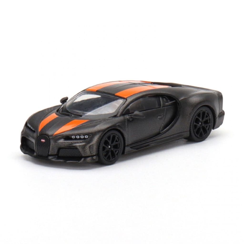 Mini GT MGT00409-L 409 1/64 Bugatti Chiron supercarro 300 + recorde mundial 304,73 mph modelo de carro em liga metálica