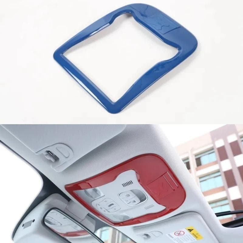 ABS Interior Do Carro Luz De Leitura Lâmpada Decoração Guarnição Capa Com Slot Para Cartão Adesivos Jeep Renegade 2016-2