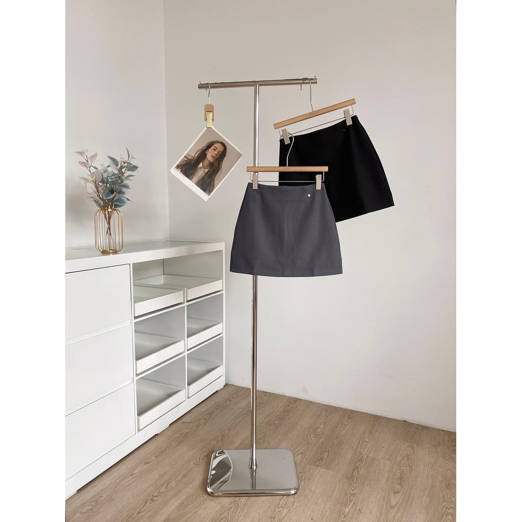 Versão coreana estilo Commuter cintura alta mais magro olhar A linha saia feminina 2026 primavera novo estilo All-Match