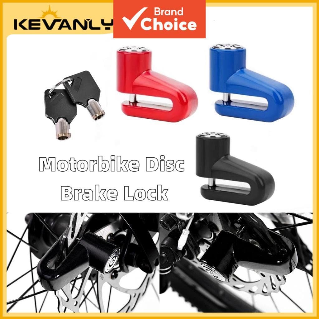 KEVANLY 1 unidade Fechadura de Disco de Freio para Moto, Impermeável, Universal, Trava de Interruptor Simples, Antifurto