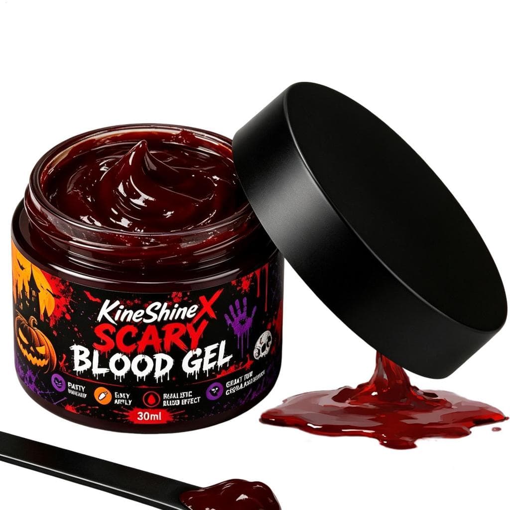 Gel De Sangue Assustador 30ml Lavável Falso Para Maquiagem De Halloween Vestir-Se Traje Vampiro Cosplay greiwemy