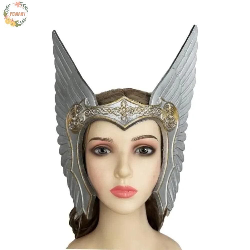 PEEWANY1 Capacete Medieval , Máscaras De Cosplay De Bruxa Coroa Antiga Guerra De Dramatização