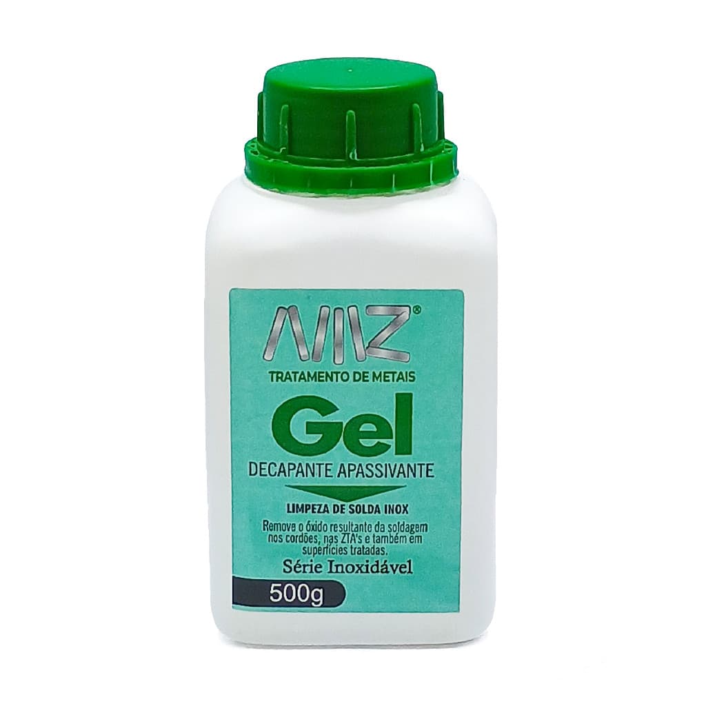 Gel Decapante Apassivante Amazônia Química Limpeza Aço Inox Cordão Solda Escapamento Moto 500g