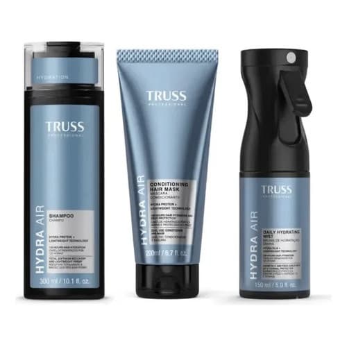 Kit Truss Hydra Air Sh 300ml + Cond Mask 200ml + Bruma 150ml