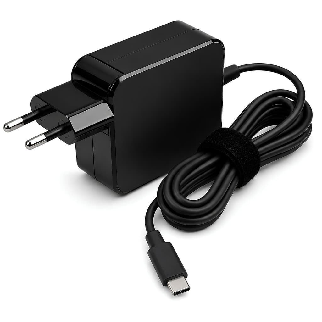 Fonte Carregador 45W USB-C Tipo C Bivolt para Notebook Tablet Celular Nintendo Switch