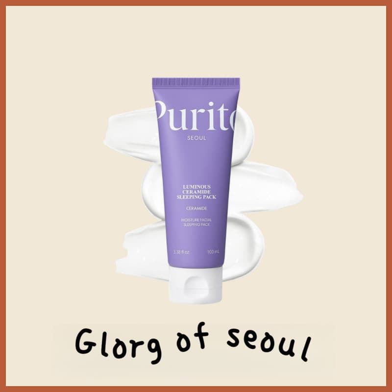 PURITO Luminous Ceramide Sleeping Pack, 100mL