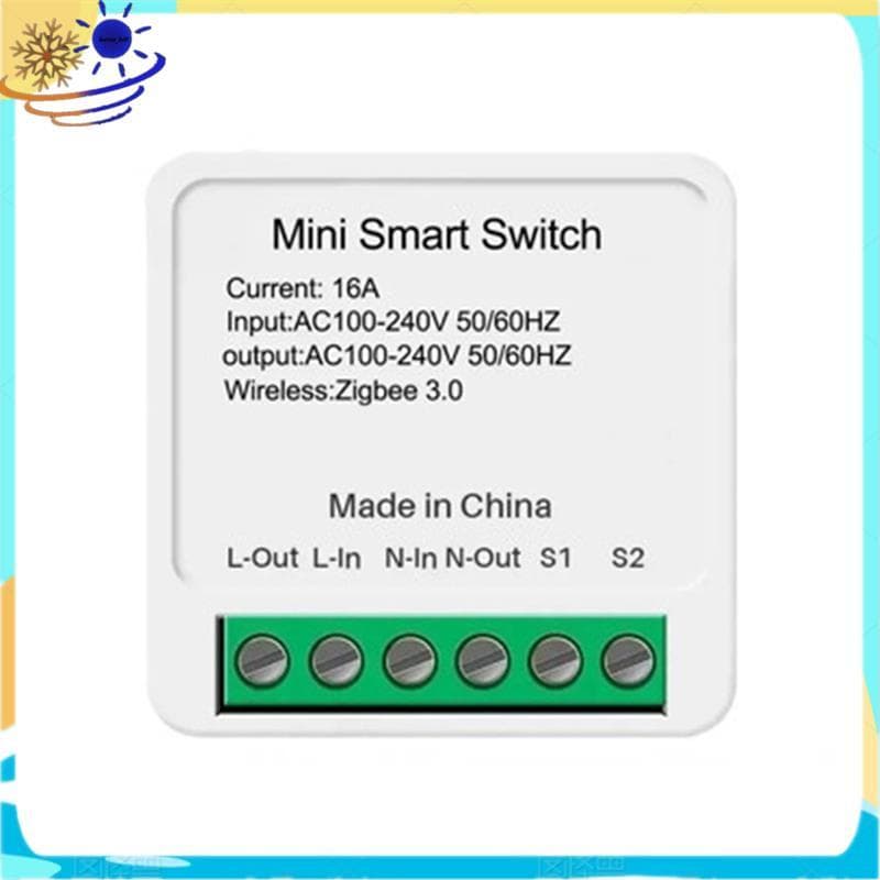 [Le's Shop] Módulo De Interruptor De Luz Inteligente ZigBee 3.0 16A Disjuntor DIY Suporta Controle De 2 Vias Funciona Pa