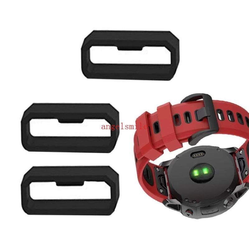 Melhor 5 Pçs Substituição Borracha Pulseira Relógio Silicone Keeper Retentor Loop 20 22 26mm