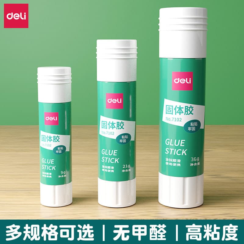 Deli Glue Stick Cola Sólida Grande Escritório Cola Financeira Crianças Jardim de Infância Classe Artesanal Cola Forte Us