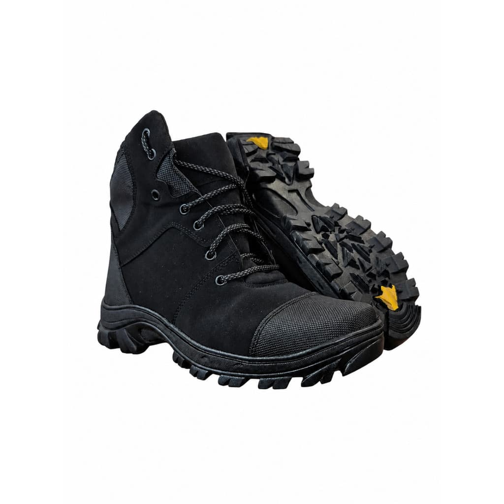 Bota Coturno Tratorada, Confortável para o Dia a Dia, Trabalho e Trilhas + Palmilha em Gel PU Própria para Coturnos