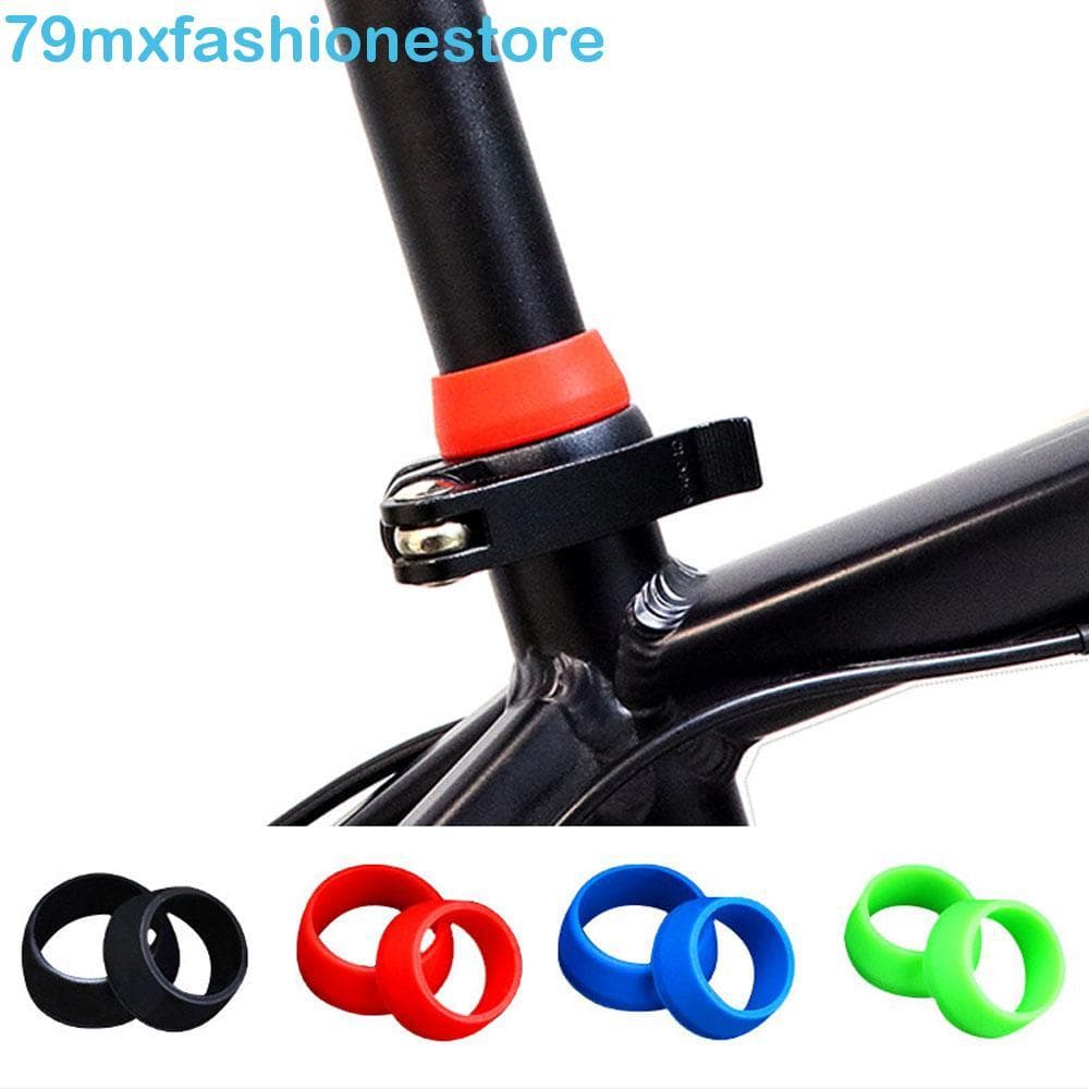 MXFASHIONESB Selim Braçadeiras Capa Mountain Bike Protetor Espigão Anel De Borracha Poeira Ciclismo