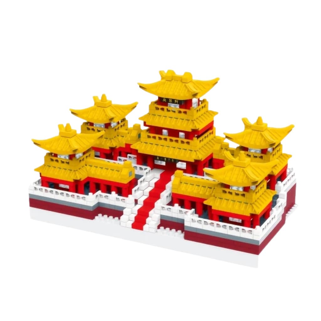 Blocos de Construção Palácio Epang – + 200 Peças Arquitetura Tradicional Chinesa