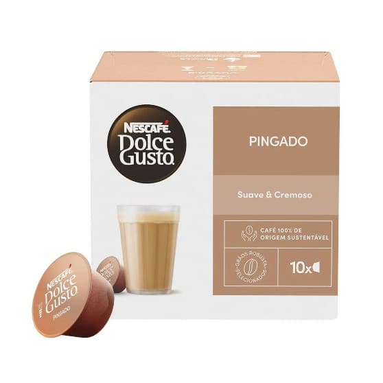 Cápsulas de PINGADO CREMOSO Nescafé para Dolce Gusto 140g