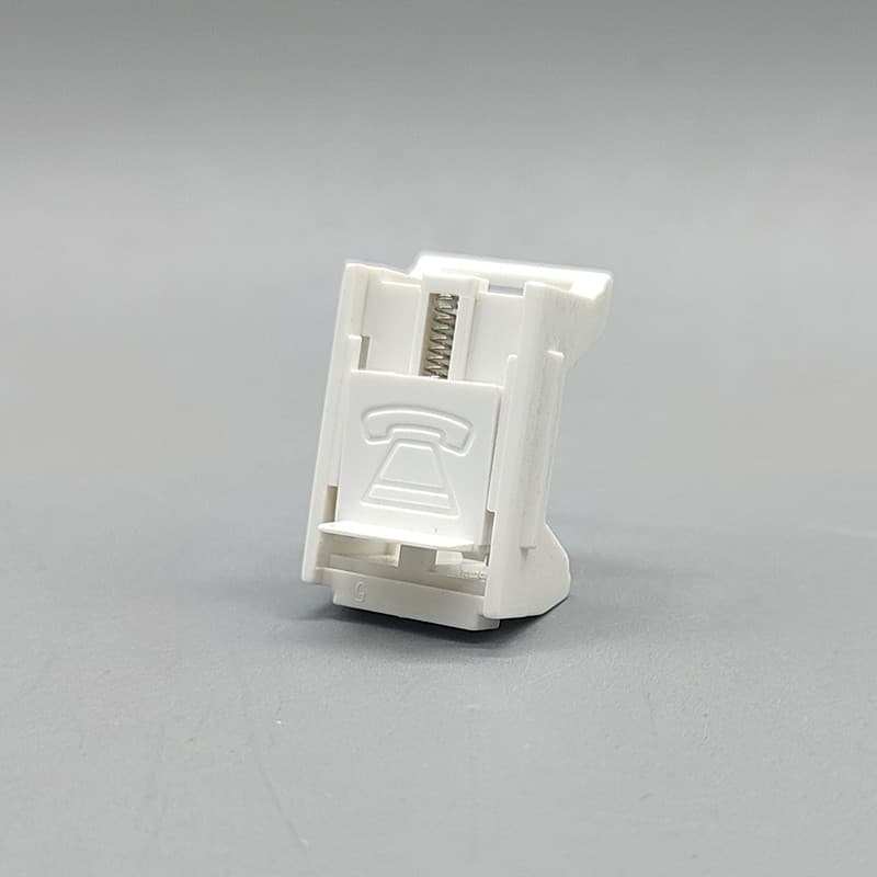 Suporte de conversão marca telefônica Anpu módulo de telefone quadro de suporte vazio com porta protetora RJ11 marca tel
