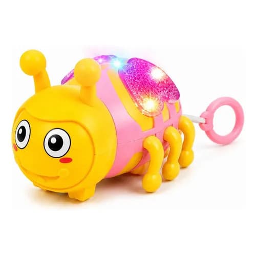 Abelhinha A Corda Com Luz Brinquedo Divertido Ludico Abelha