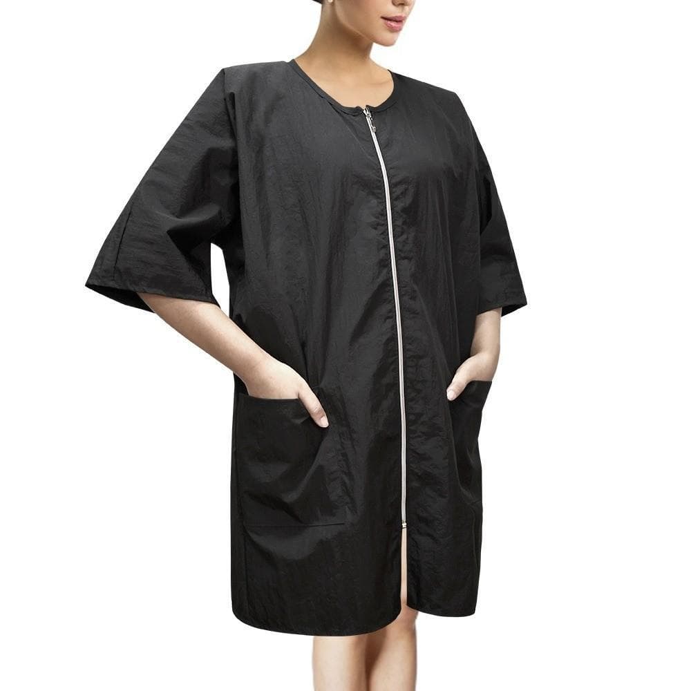 Capa De Cabeleireiro Para , Vestido De Corte De Cabelo Profissional Barbeiro Com Manga , Pano De Penteado