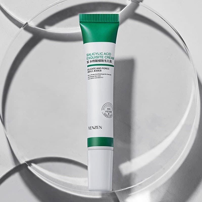 Creme de Ácido Salicílico 20ml para Tratamento de Poros/Acne e Clareamento/Anti-Acne