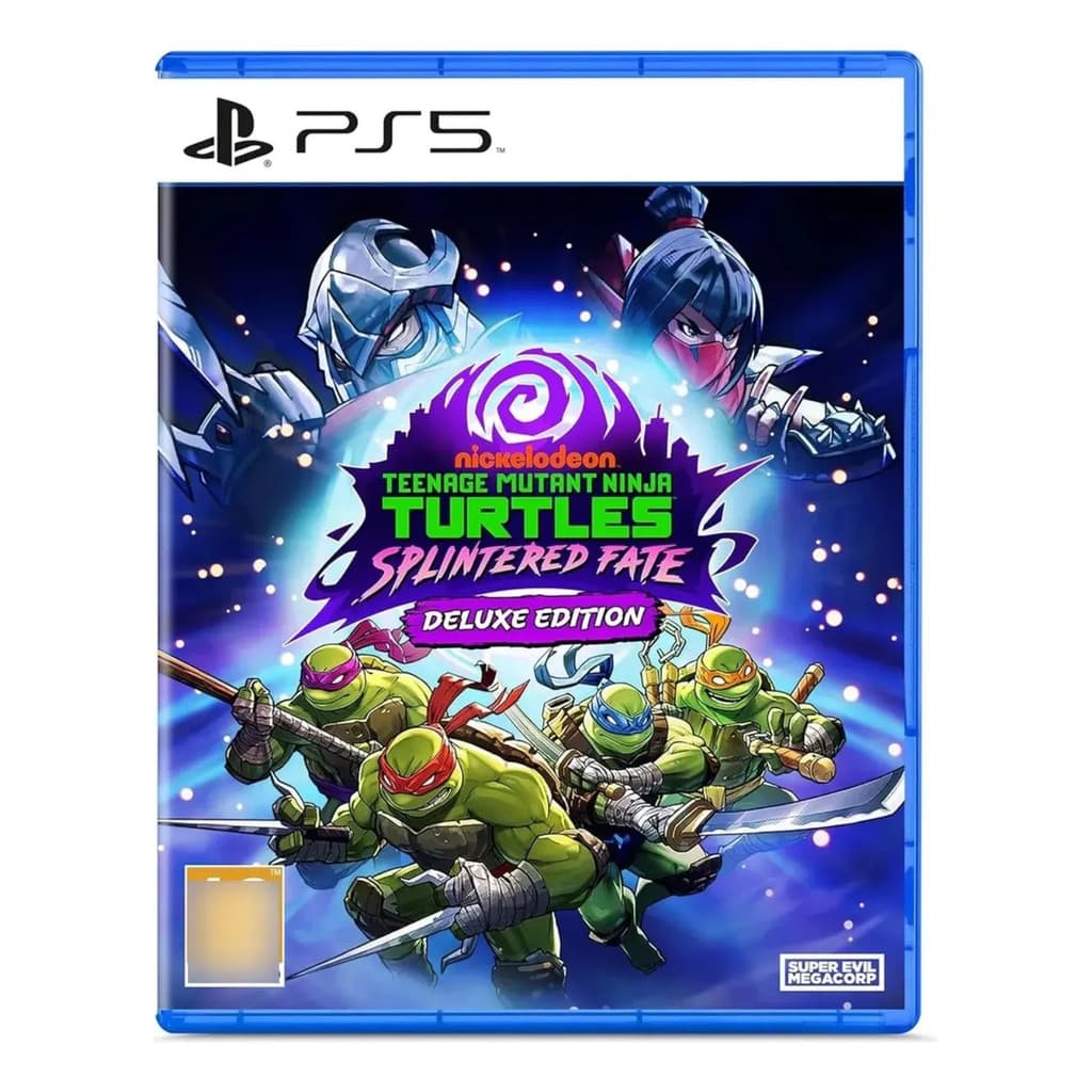 Jogo PS5 Tartarugas Ninja Edição Deluxe - Leonardo Raphael Donatello Michelangelo | Mídia Física Lacrada Oficial
