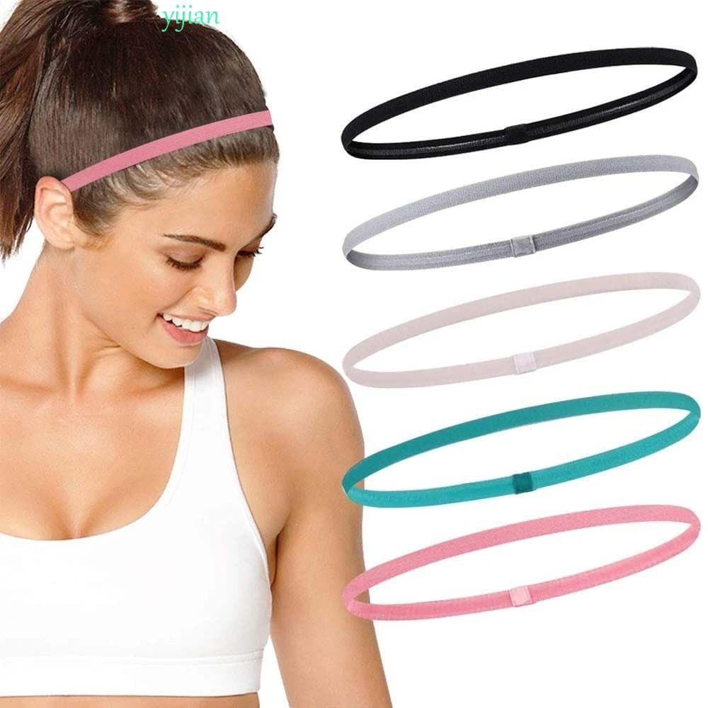 YIJIAN Feminino Masculino Esporte Hairbands Antiderrapante Elástico Útil Moda Sigle Borracha Sweatband
