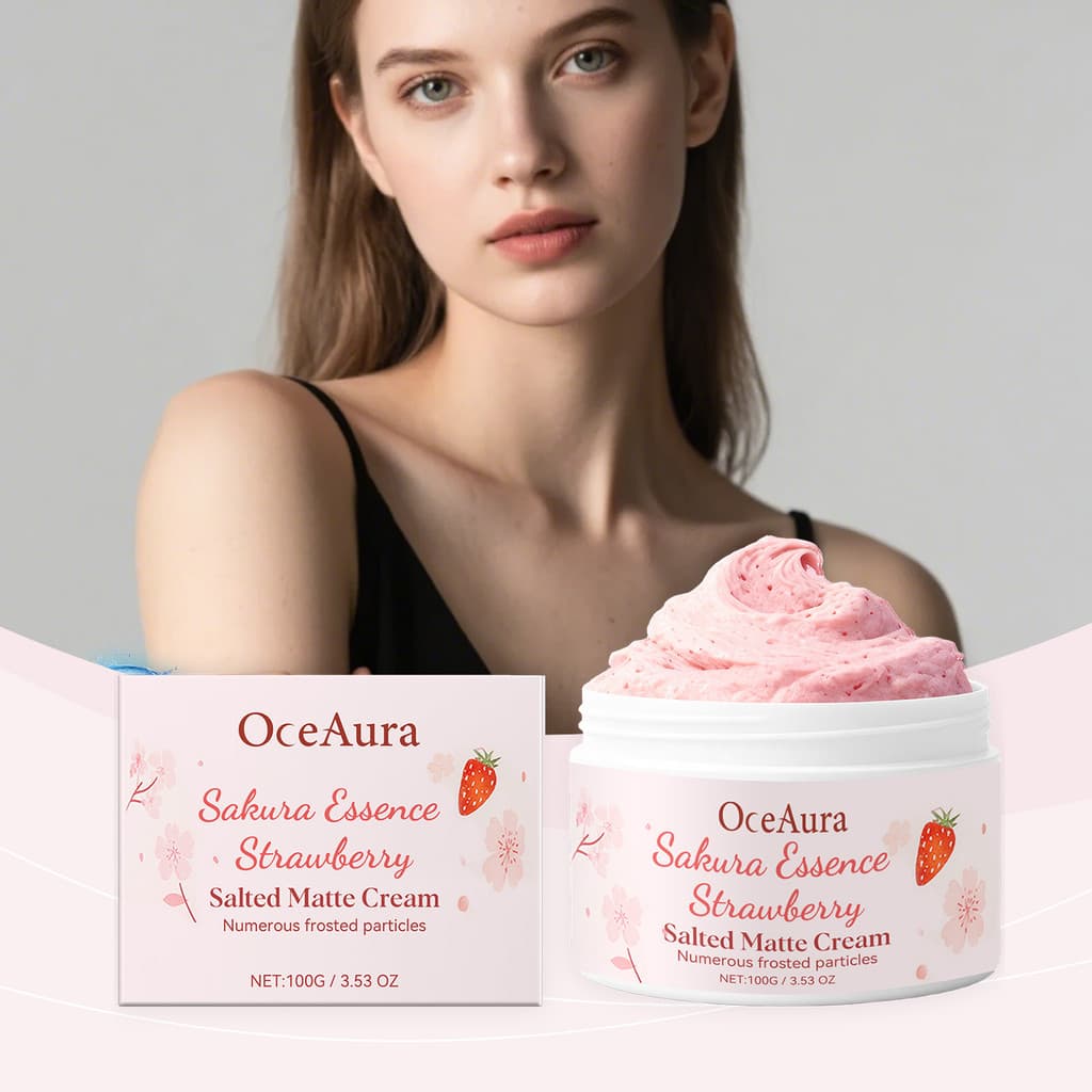 Y OceAura Cherry Strawberry Body Scrub Esfoliante Suave Hidratante Cuidados Com A Pele Refrescante Uso Diário Para Suavi