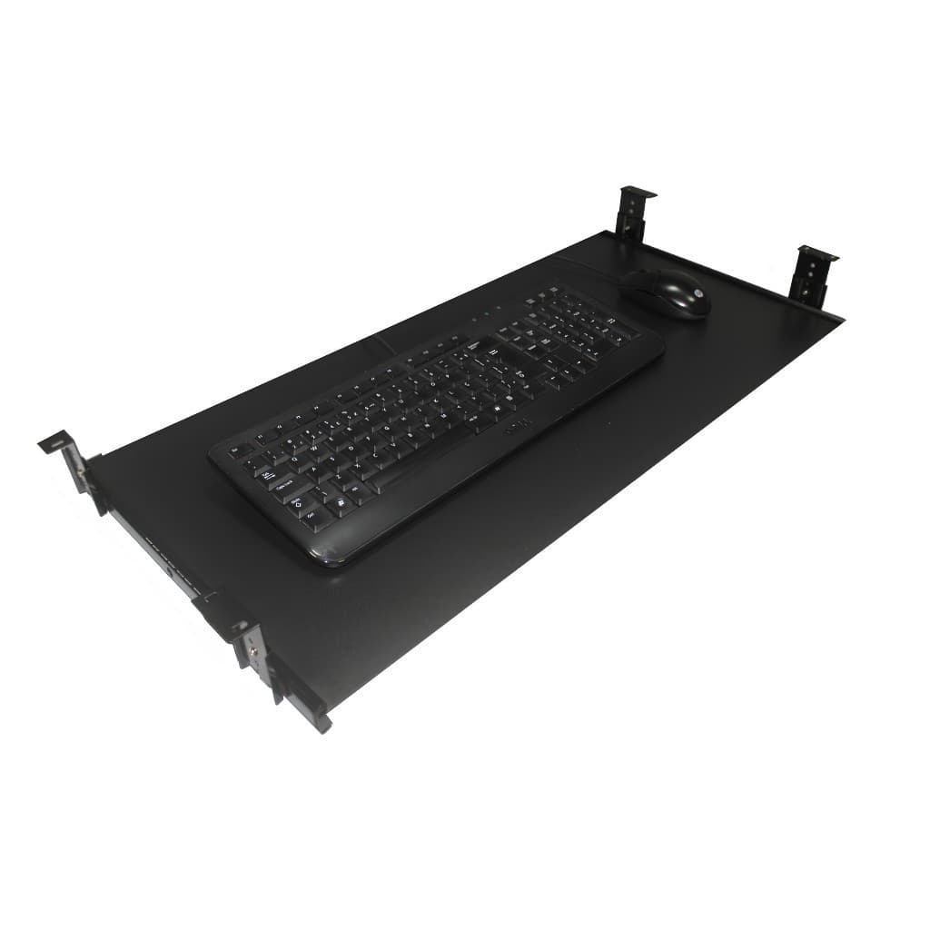 Suporte Retrátil Deslizante para Teclado de Mesa Computador Bandeja
