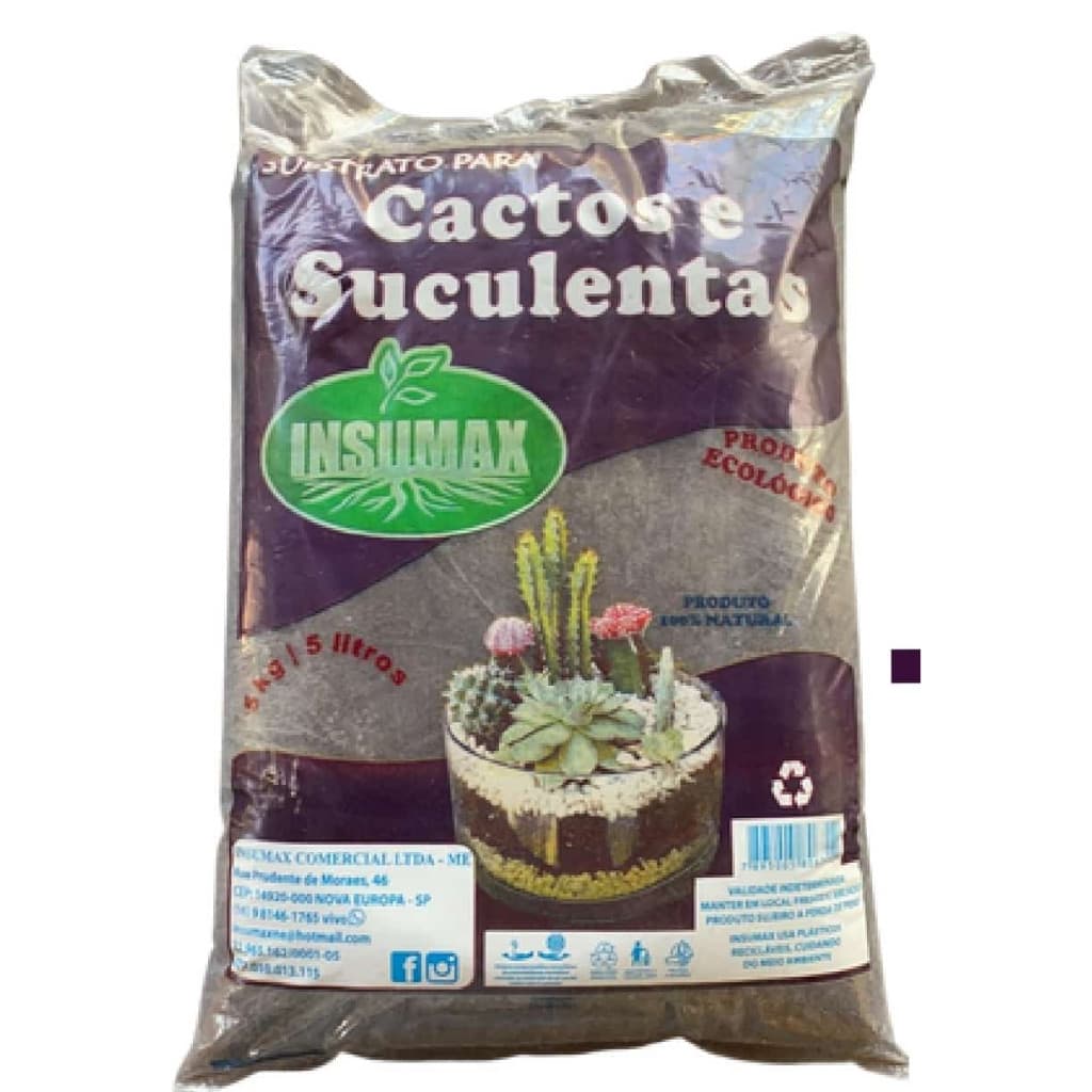 Substrato Terral Para Cactos e Suculentas PRO 5 Litros 5kg