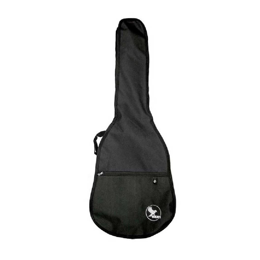 Capa P/ Violão Clássico Simples 2 Alças - Nylon 600 - Preto Bkr 1 [F108]