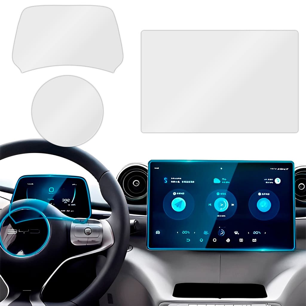 Adesivos Ppf Premium Para Byd Dolphin 2025 Multimídia Fosco