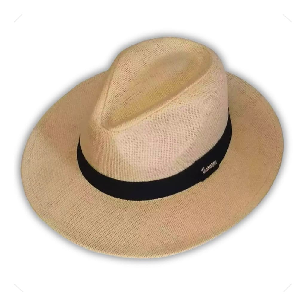 Chapéu Moda Panamá Aba Larga Casual Praia Unissex