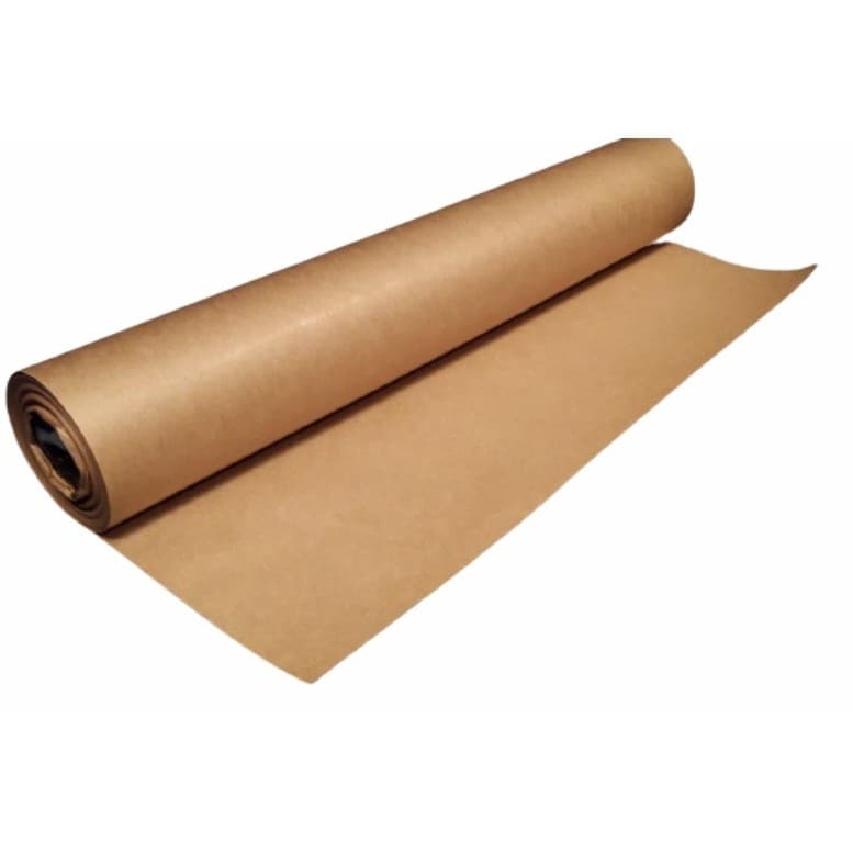 01 BOBINA de 10 m PAPEL PARDO KRAFT PURO DE 60 cm Largura, 80g/m2, Super Resistente, Monolúcido