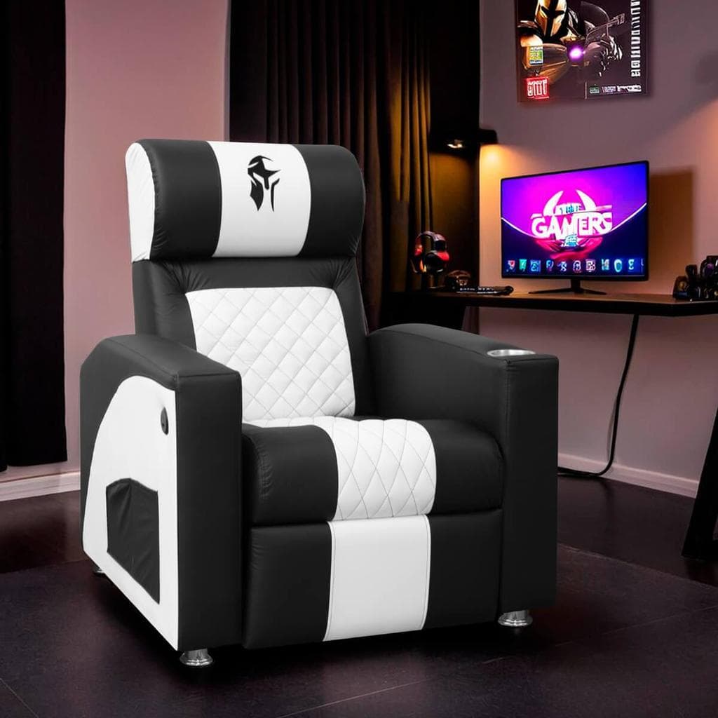 Poltrona Gamer Sparta Encosto Reclinável com USB em Corino