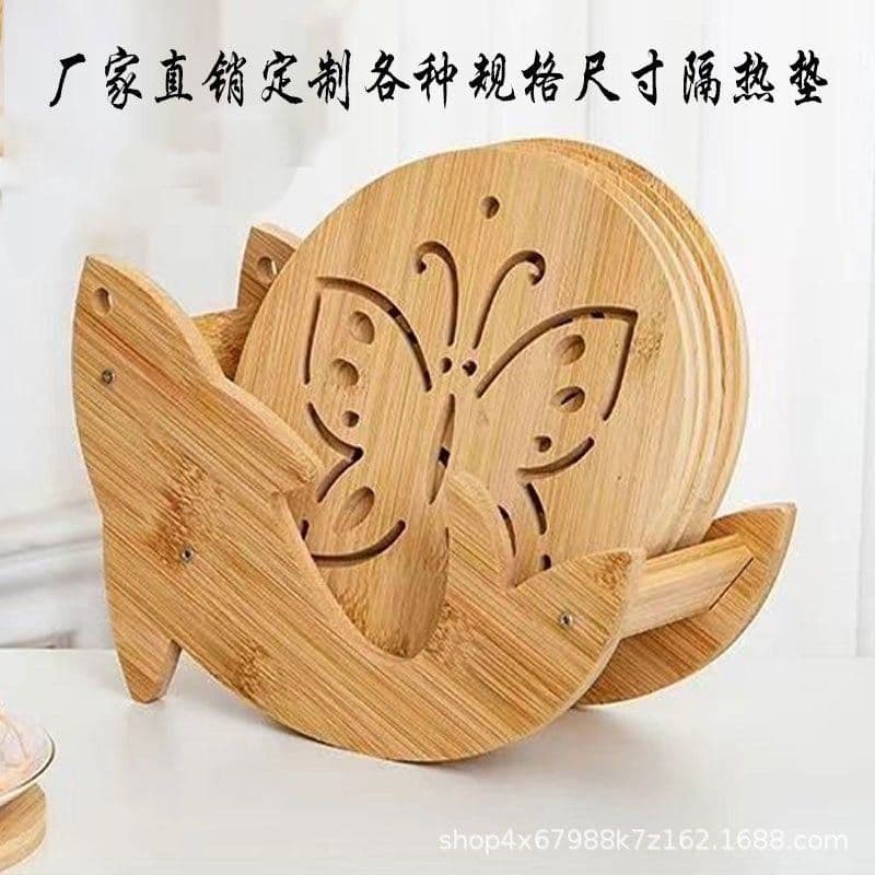 Criativo tapete de isolamento térmico tapete de mesa Anti-escaldante resistente à temperatura estilo chinês Placemat bam