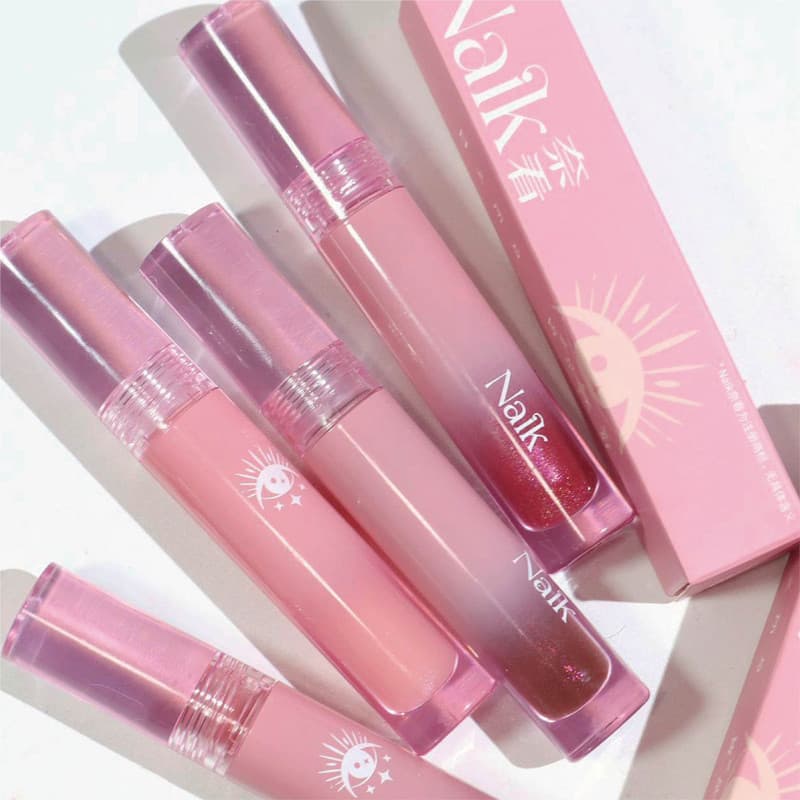 NAIK Naikan Lip Gloss Lip Gloss Dudu Batom Gloss Espelho Fade Lip Lines Hidratante