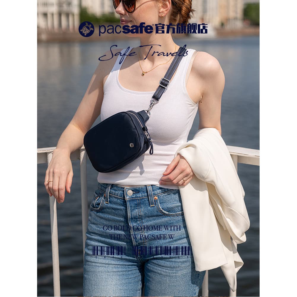 Itália viagem resistente ao corte mensageiro pequeno saco de peito feminino portátil axilas saco Outing viagem saco do m