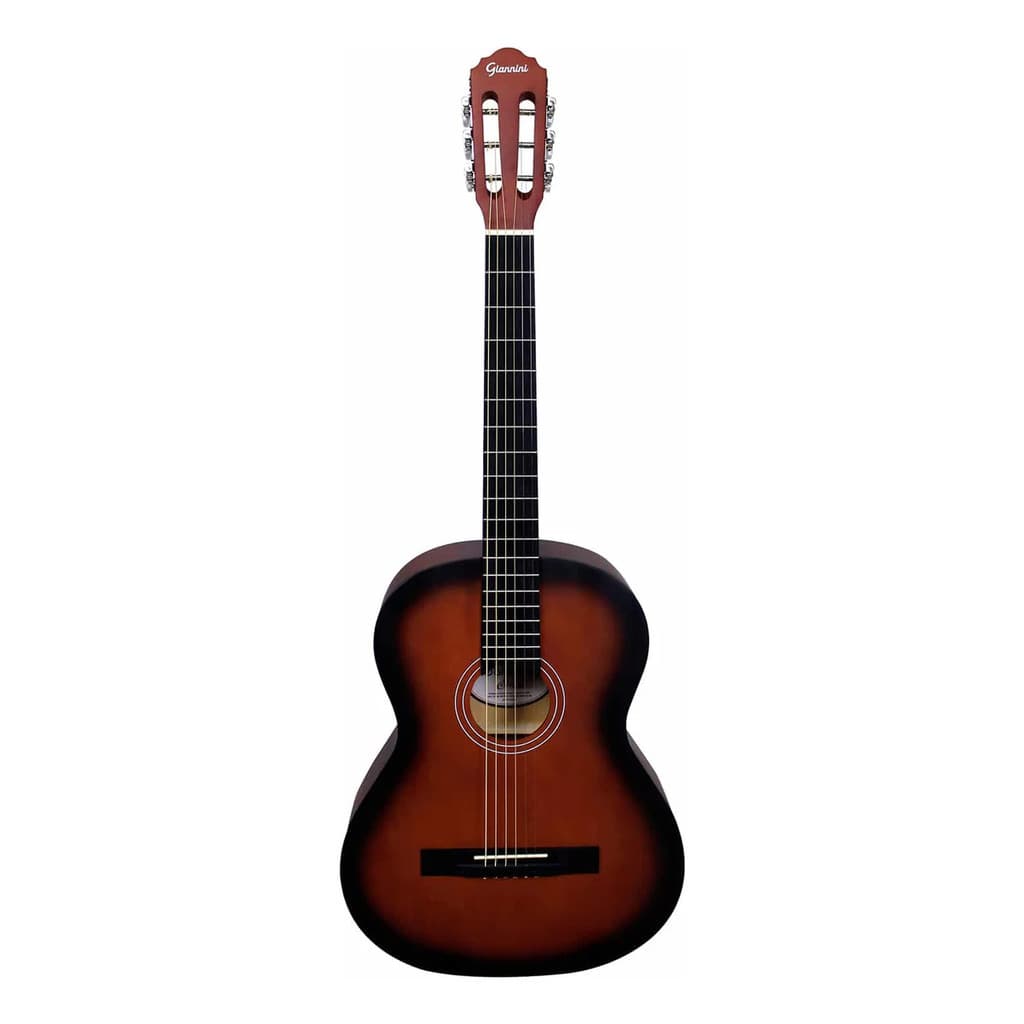 Violão Acústico Aço Giannini Start S-14 Sunburst Satin (sbs) Destro Ébano