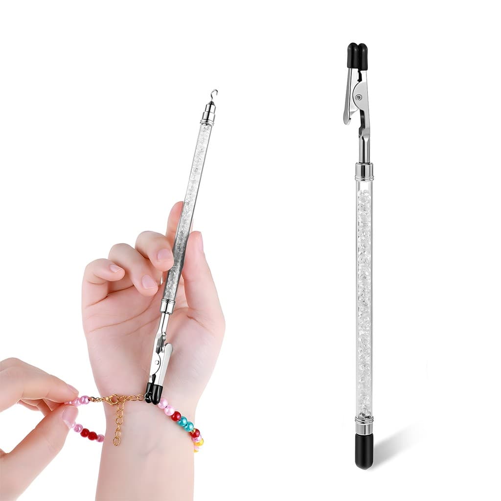 Ferramenta Auxiliar para Colocar Pulseiras e Joias, Clipe Anti Risco para Braceletes e Relógios